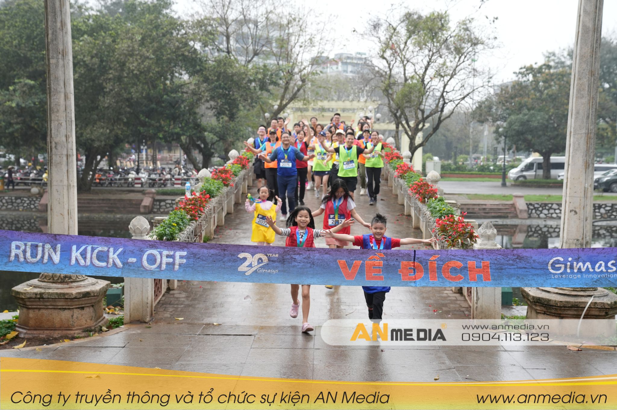 Giải chạy “Run kick-off – Chào mừng kỷ niệm 20 năm thành lập Gimasys”