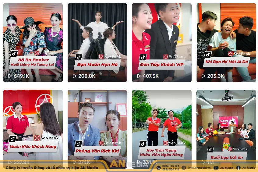 AN Media đồng hành cùng SeABank: Chiến lược nội dung số “Viral” và năng lực sản xuất video TikTok đột phá