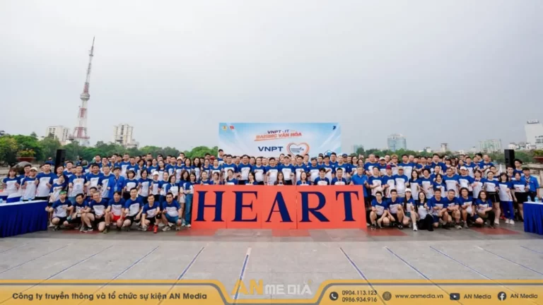 Raising văn hóa VNPT Heart – AN Media đồng hành tổ chức giải chạy lan tỏa văn hóa doanh nghiệp VNPT – IT