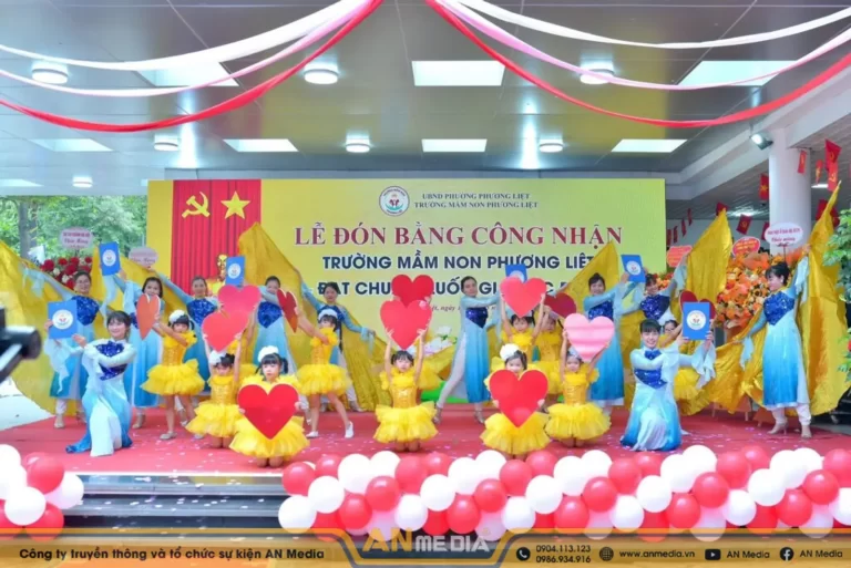 Lễ đón nhận Trường Chuẩn Quốc Gia Mức độ 2 – Dấu mốc tự hào của Trường Mầm non Phương Liệt