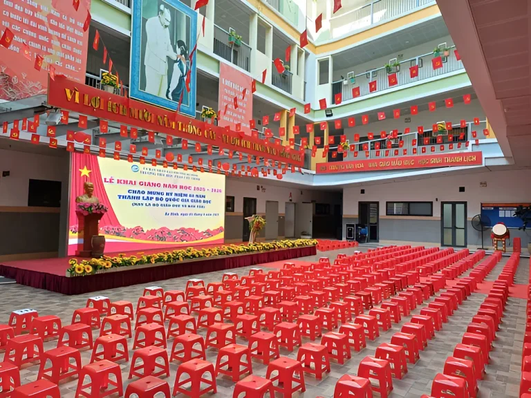 Dịch vụ cho thuê âm thanh ánh sáng trường học dịp khai giảng